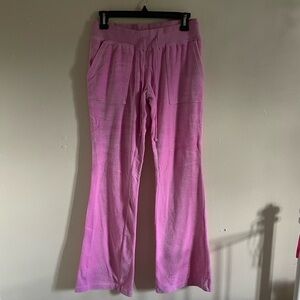 Pink Flared Lounge Pants